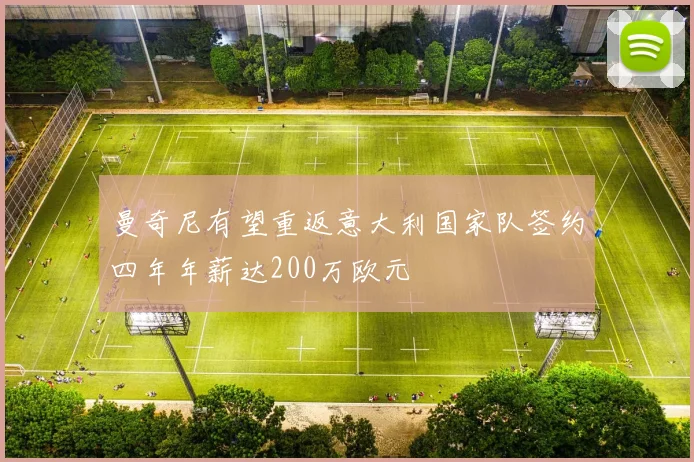 曼奇尼有望重返意大利国家队签约四年年薪达200万欧元